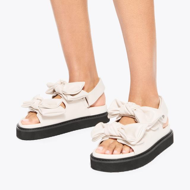 Carvela By Kurt Geiger ROCHELLE Bone Sandals By KG KURT GEIGER