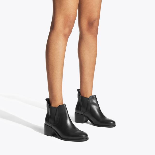 Carvela By Kurt Geiger RONALD 2 Black Leather Ankle Boot By CARVELA COMFORT