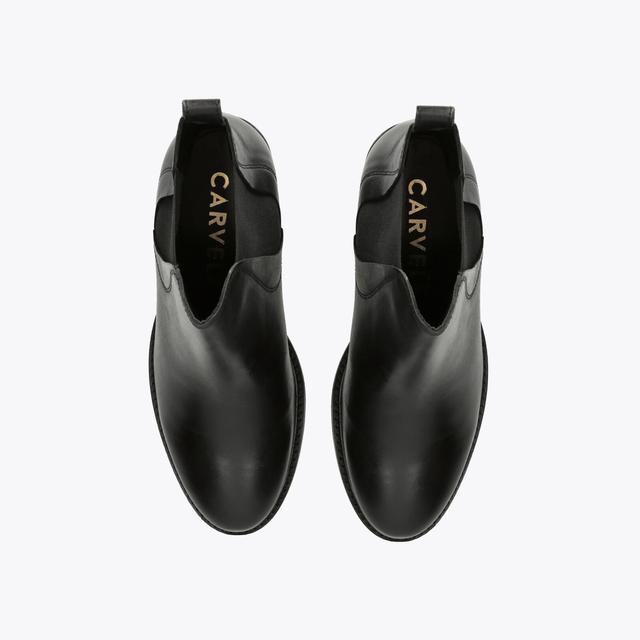 Carvela By Kurt Geiger RONALD 2 Black Leather Ankle Boot By CARVELA COMFORT