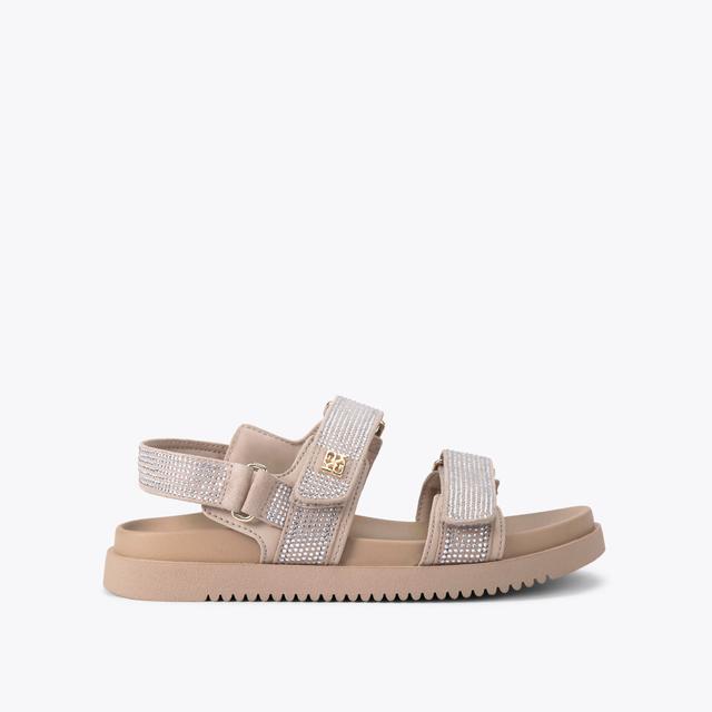carvela by kurt geiger RORY GEM2 Beige Crystal Sandal by KG KURT GEIGER carvela by kurt geiger RORY GEM2 Beige Crystal Sandal by KG KURT GEIGER
