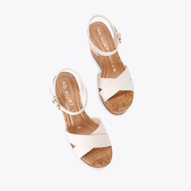 Carvela By Kurt Geiger ROSALYN Bone Wedge Heels By KG KURT GEIGER