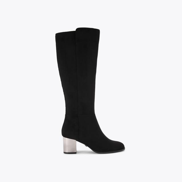 carvela by kurt geiger ROYALE HIGH Black Microsuede Boots by CARVELA