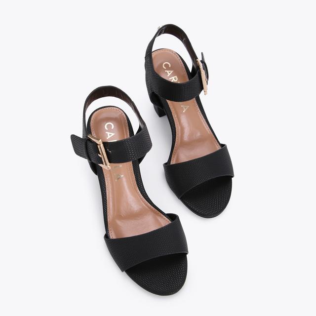 Carvela By Kurt Geiger SADIE 2 Black Block Heel By CARVELA