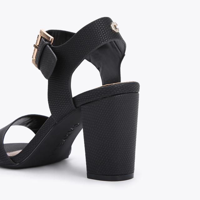 Carvela By Kurt Geiger SADIE 2 Black Block Heel By CARVELA