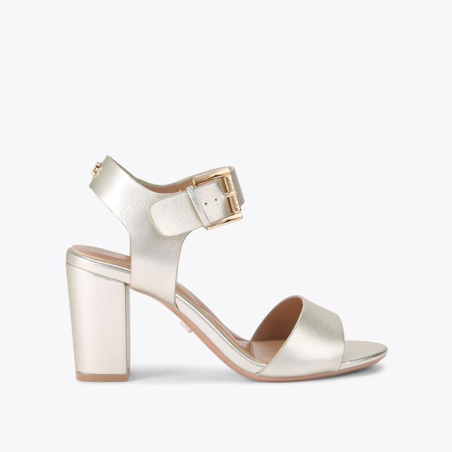 carvela by kurt geiger SADIE 2 Gold Block Heel by CARVELA
