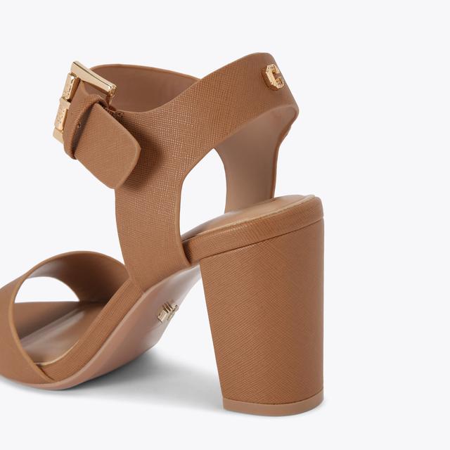 Carvela By Kurt Geiger SADIE 2 Tan Block Heel By CARVELA