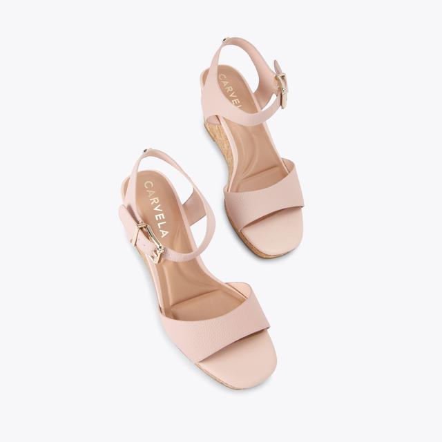 Carvela By Kurt Geiger SADIE WEDGE Pink Wedge Heel By CARVELA