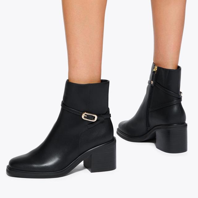 Carvela By Kurt Geiger SAFFY Black Heeled Boots By KG KURT GEIGER
