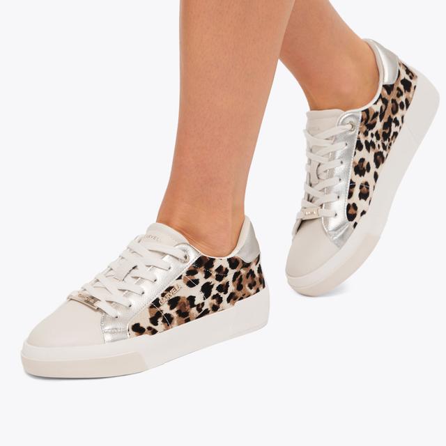 Carvela By Kurt Geiger SANTIANA SNEAKER Leopard Print Trainers By CARVELA