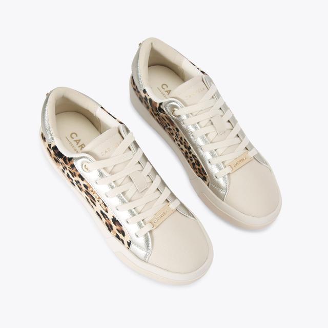 Carvela By Kurt Geiger SANTIANA SNEAKER Leopard Print Trainers By CARVELA