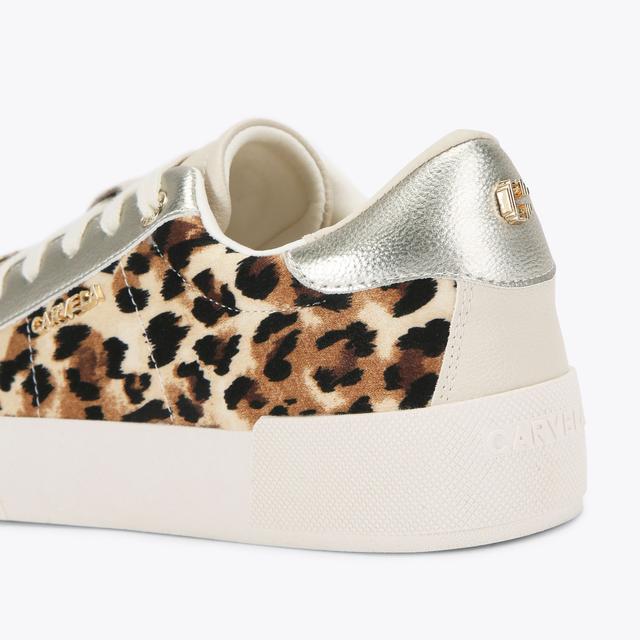 Carvela By Kurt Geiger SANTIANA SNEAKER Leopard Print Trainers By CARVELA