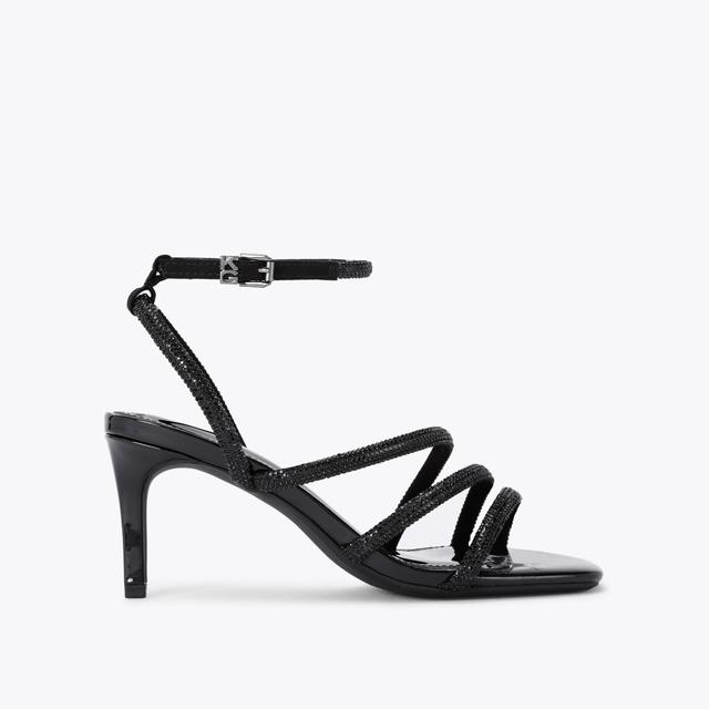 carvela by kurt geiger SAVANNA LOW2 Black Crystal Heel by KG KURT GEIGER