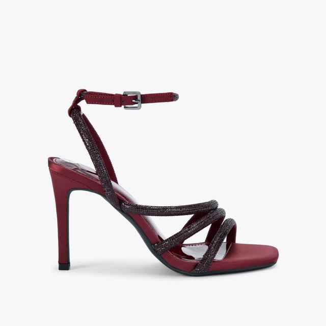 carvela by kurt geiger SAVANNA2 Dark Red Crystal Heel by KG KURT GEIGER
