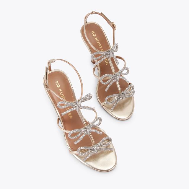 Carvela By Kurt Geiger SCARLET Metallic Gold High Heel By KG KURT GEIGER