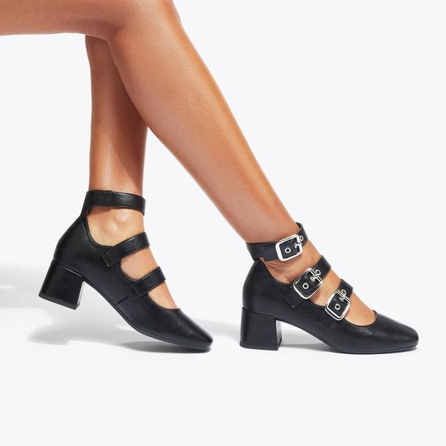 Carvela By Kurt Geiger SELENA Black Court Heels By KG KURT GEIGER