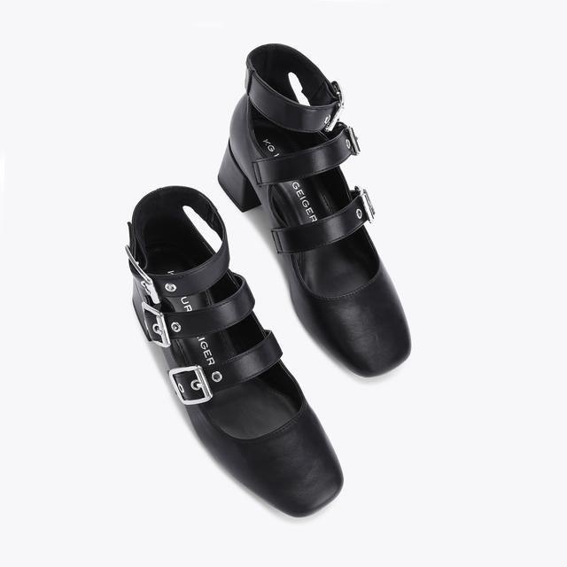 Carvela By Kurt Geiger SELENA Black Court Heels By KG KURT GEIGER