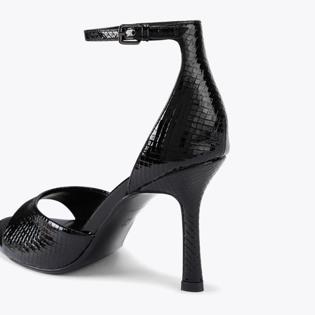 Carvela By Kurt Geiger SERENA Black Lizard Heel By KG KURT GEIGER