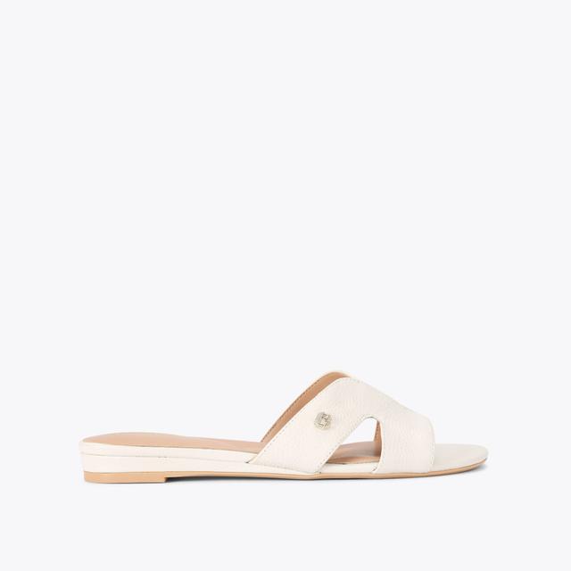 carvela by kurt geiger SEVILLE Bone Leather Slip On Sandal by CARVELA