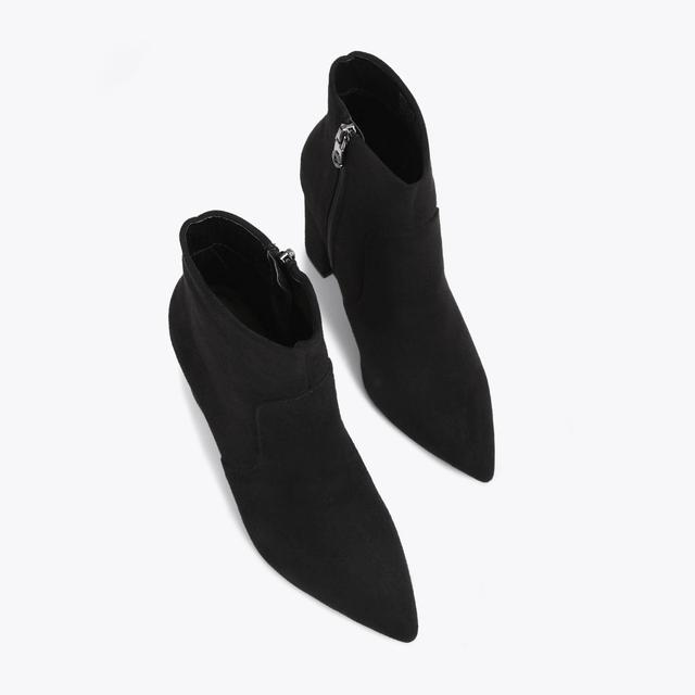 Carvela By Kurt Geiger SHONE ANKLE BOOT Black Block Heel Boot By CARVELA