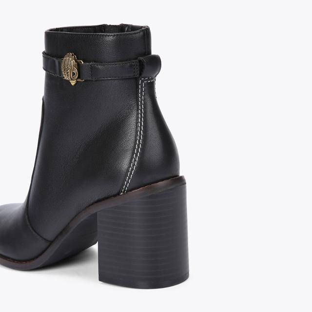 Carvela By Kurt Geiger SHOREDITCH BLOCK ANKLE B Black Ankle Boots By KURT GEIGER LONDON