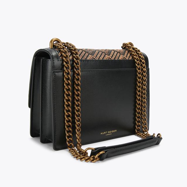 Carvela By Kurt Geiger SHOREDITCH CROSS BODY Woven Leather Shoreditch Bag By KURT GEIGER LONDON