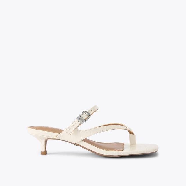 carvela by kurt geiger SIAN Bone Croc Embossed Heel by KG KURT GEIGER carvela by kurt geiger SIAN Bone Croc Embossed Heel by KG KURT GEIGER