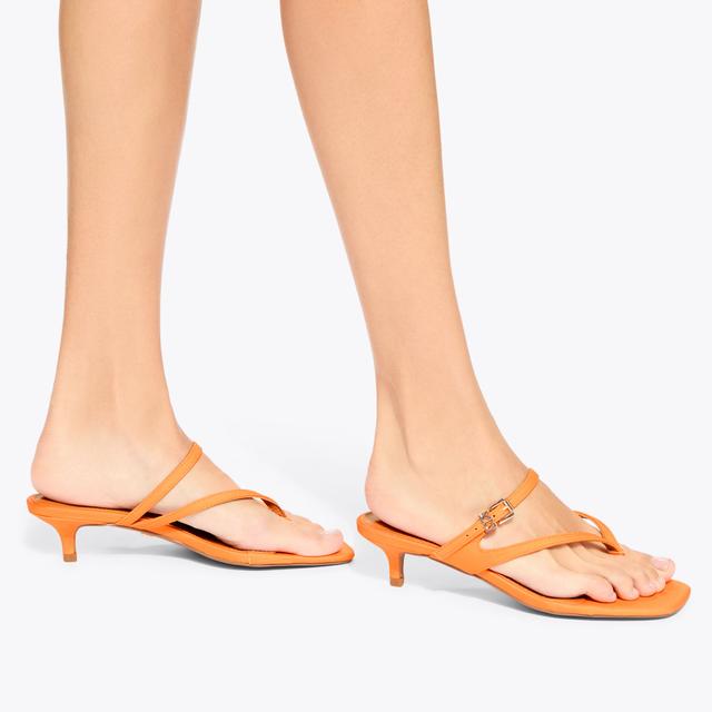 Carvela By Kurt Geiger SIAN Orange Heel By KG KURT GEIGER