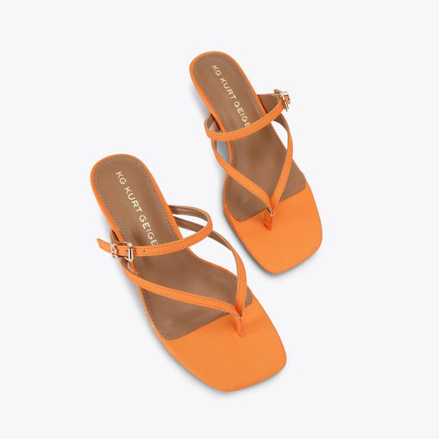 Carvela By Kurt Geiger SIAN Orange Heel By KG KURT GEIGER