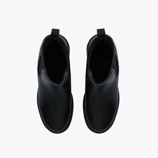 Carvela By Kurt Geiger SIREN CHELSEA Black Block Heeled Chelsea Boot By CARVELA