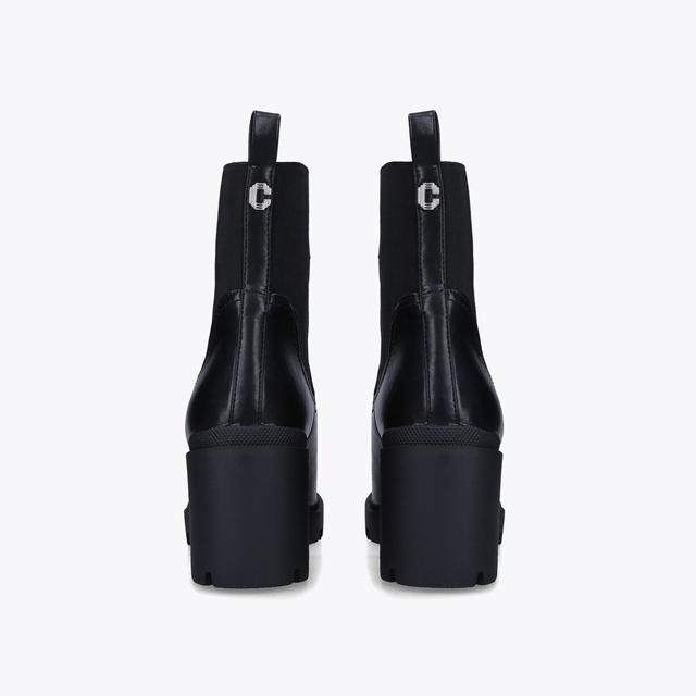 Carvela By Kurt Geiger SIREN CHELSEA Black Block Heeled Chelsea Boot By CARVELA
