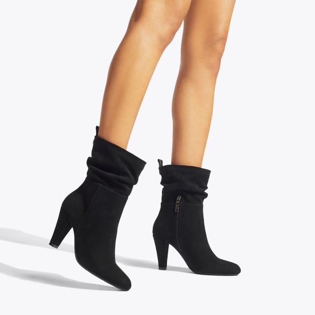 Carvela By Kurt Geiger SLINKY Black Suedette Boots By KG KURT GEIGER