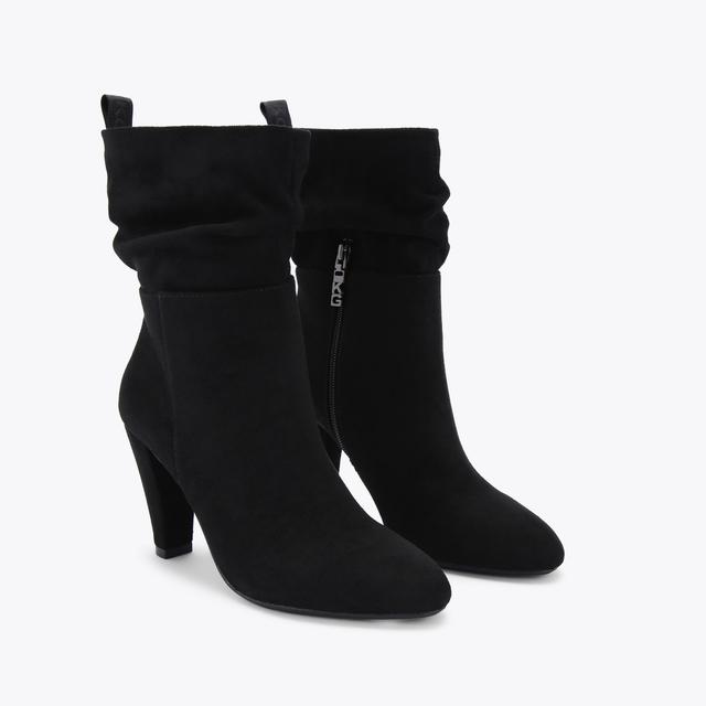 Carvela By Kurt Geiger SLINKY Black Suedette Boots By KG KURT GEIGER