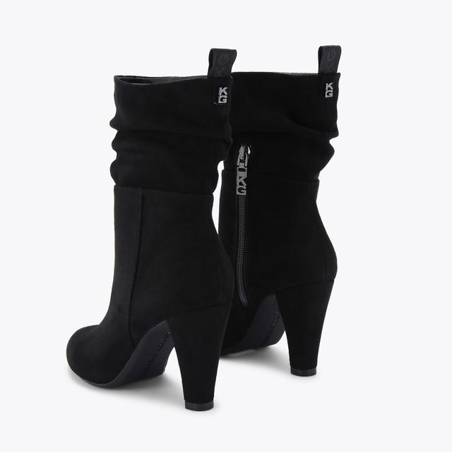 Carvela By Kurt Geiger SLINKY Black Suedette Boots By KG KURT GEIGER