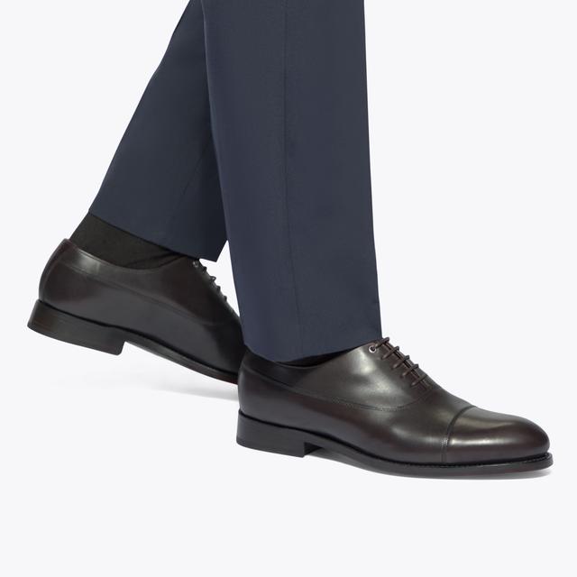 Carvela By Kurt Geiger SLOANE OXFORD GW Dark Brown Leather Formal Brogue By KURT GEIGER LONDON