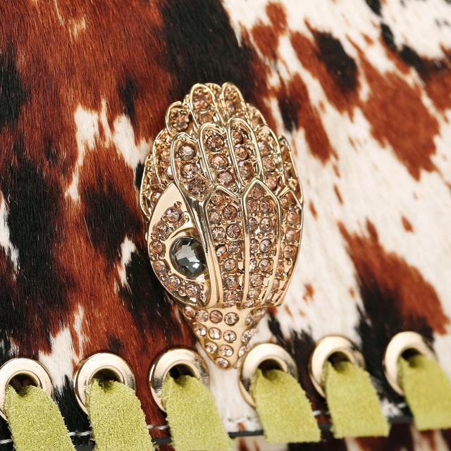 Carvela By Kurt Geiger SM BOND TOP HANDLE BAG Brown Cow Calfhair Top Handle By KURT GEIGER LONDON