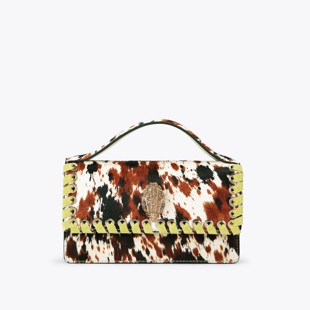 carvela by kurt geiger SM BOND TOP HANDLE BAG Brown Cow Calfhair Top Handle by KURT GEIGER LONDON