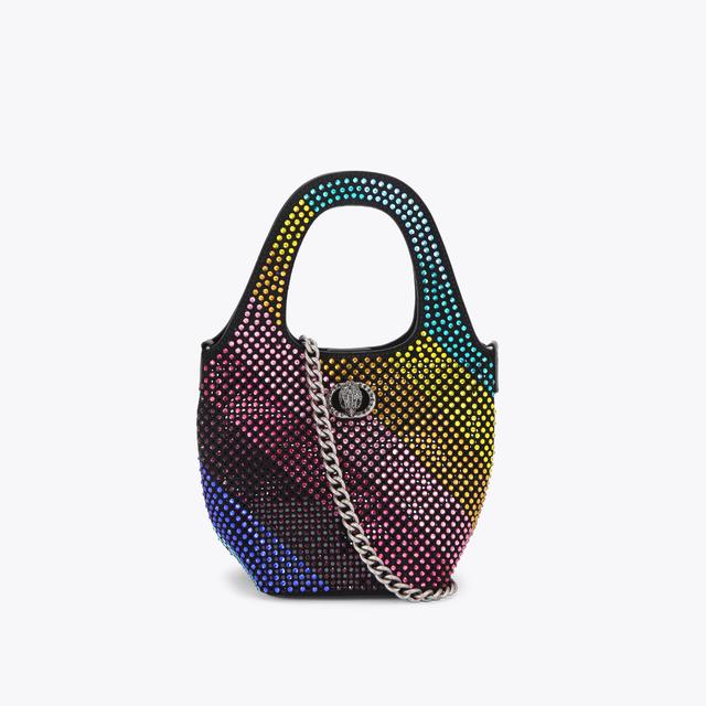 carvela by kurt geiger SM CHELSEA CRYSTAL HOBO Black Suede Crystal Bag by KURT GEIGER LONDON