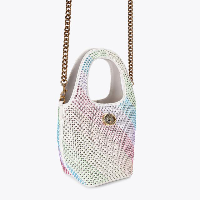 Carvela By Kurt Geiger SM CHELSEA CRYSTAL HOBO Soft Bone Crystal Hobo Bag By KURT GEIGER LONDON