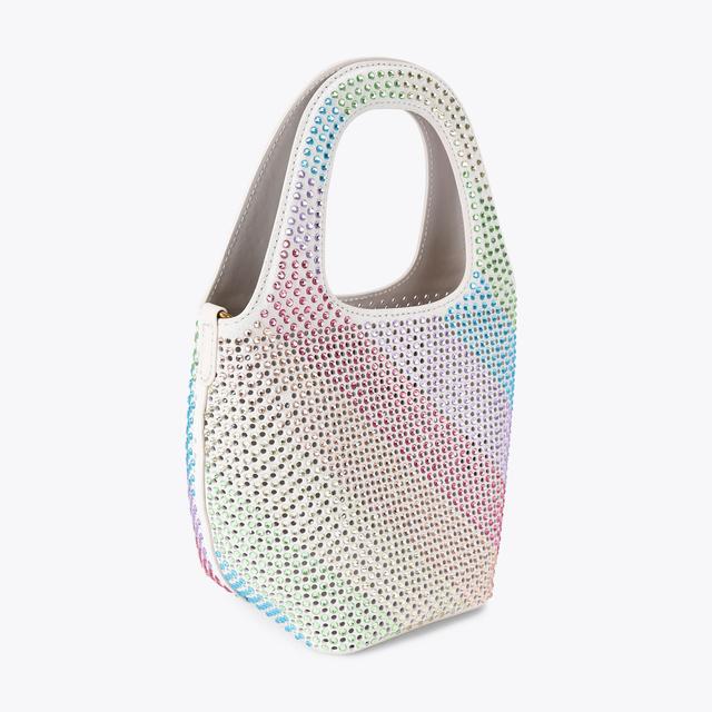 Carvela By Kurt Geiger SM CHELSEA CRYSTAL HOBO Soft Bone Crystal Hobo Bag By KURT GEIGER LONDON