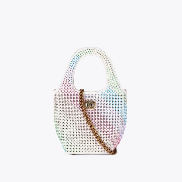 carvela by kurt geiger SM CHELSEA CRYSTAL HOBO Soft Bone Crystal Hobo Bag by KURT GEIGER LONDON