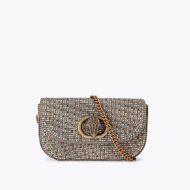 carvela by kurt geiger SM CHELSEA XBODY Crystal Houndstooth Cross Body Bag by KURT GEIGER LONDON