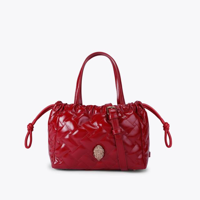 carvela by kurt geiger SM KENSINGTON STRING TOTE Red Leather String Tote Bag by KURT GEIGER LONDON