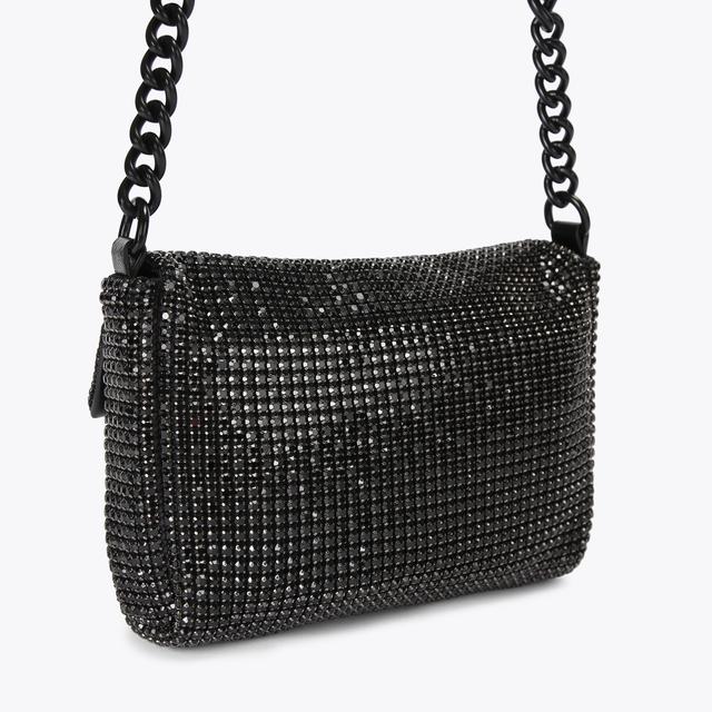 Carvela By Kurt Geiger SM PARTY SHOULDER BAG Black Shoulder Bag By KURT GEIGER LONDON