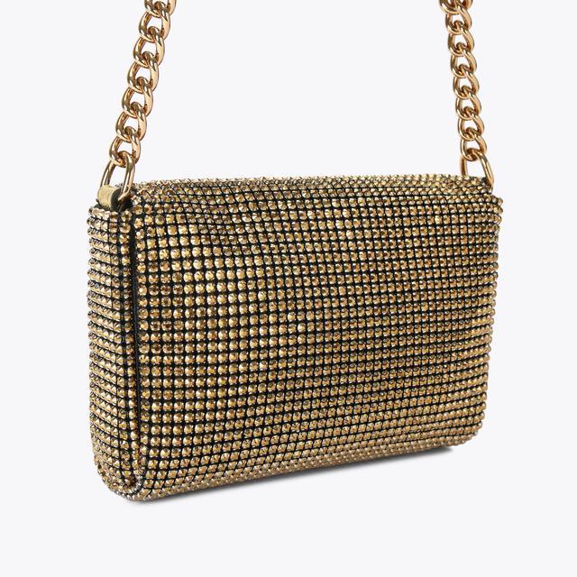 Carvela By Kurt Geiger SM PARTY SHOULDER BAG Gold Shoulder Bag By KURT GEIGER LONDON