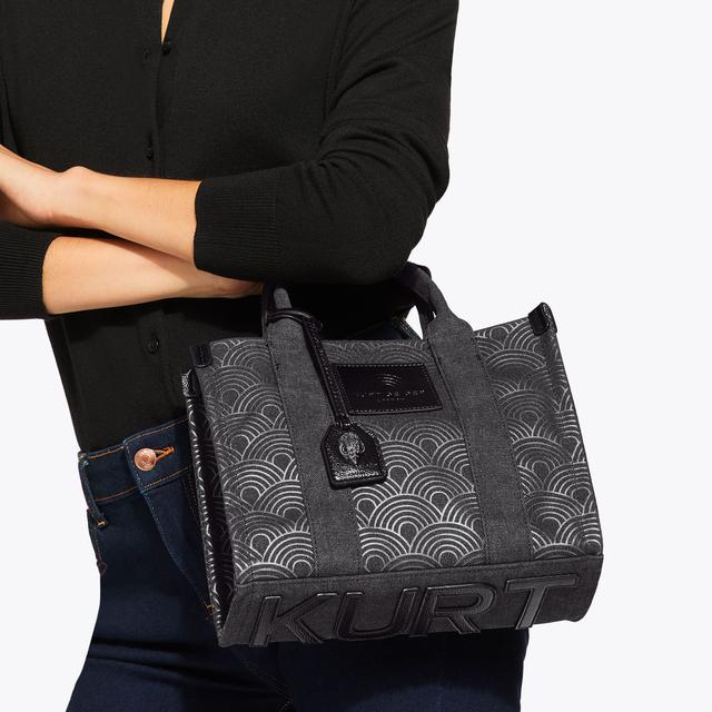 Carvela By Kurt Geiger SMALL SOUTHBANK TOTE Black Rainbow Small Cross Body Bag By KURT GEIGER LONDON