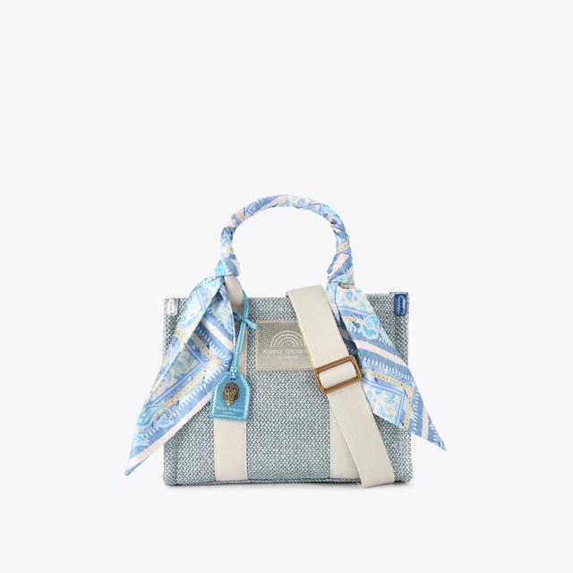 carvela by kurt geiger SMALL SOUTHBANK TOTE Blue Small Tote Bag by KURT GEIGER LONDON