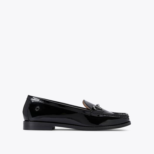 carvela by kurt geiger SNAP Patent Black Leather Slip On Loafers by CARVELA COMFORT