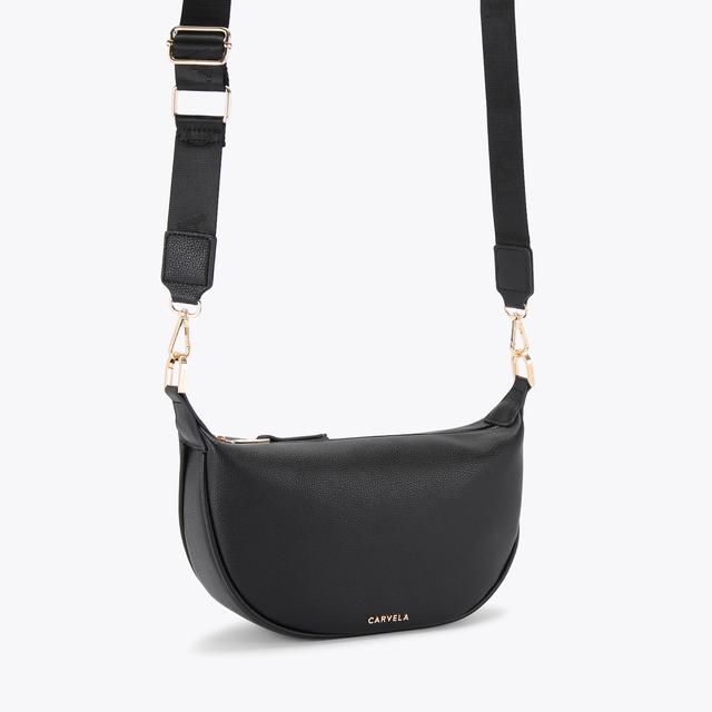 Carvela By Kurt Geiger SOPHIA SLING BAG Black Textured Sling Bag By CARVELA