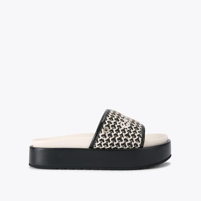 carvela by kurt geiger SORRENTO FLATFORM Raffia Woven Sandal by CARVELA