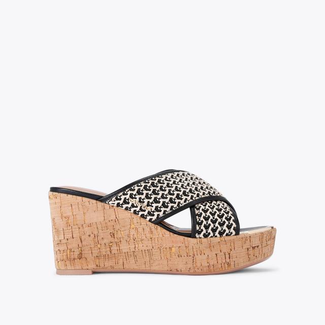 carvela by kurt geiger SORRENTO WEDGE MULE Raffia Wedge Heel by CARVELA